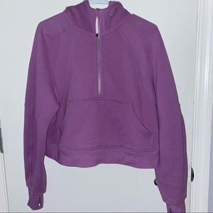 Lululemon Scuba Oversized 1/2 Zip Hoodie
Purple